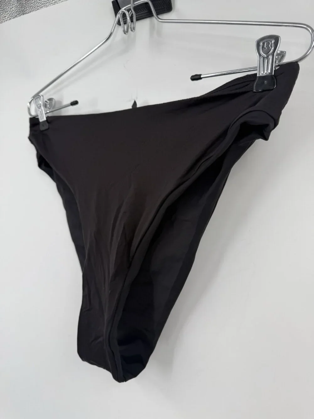 Women’s Skims Signature Swim High Waist Bikini Bottoms Black Size Large